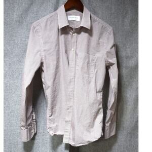 Everlane Micro Check Cotton Button-Up Shirt S